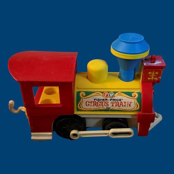 Vintage 1973 Fisher-Price Little People Family Circus Train Set - Picture 6 of 16